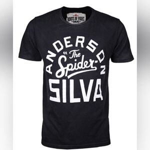 Rare Roots of Fight Anderson Silva Shirt Tyson MMA UFC BJJ Ali project rock nike